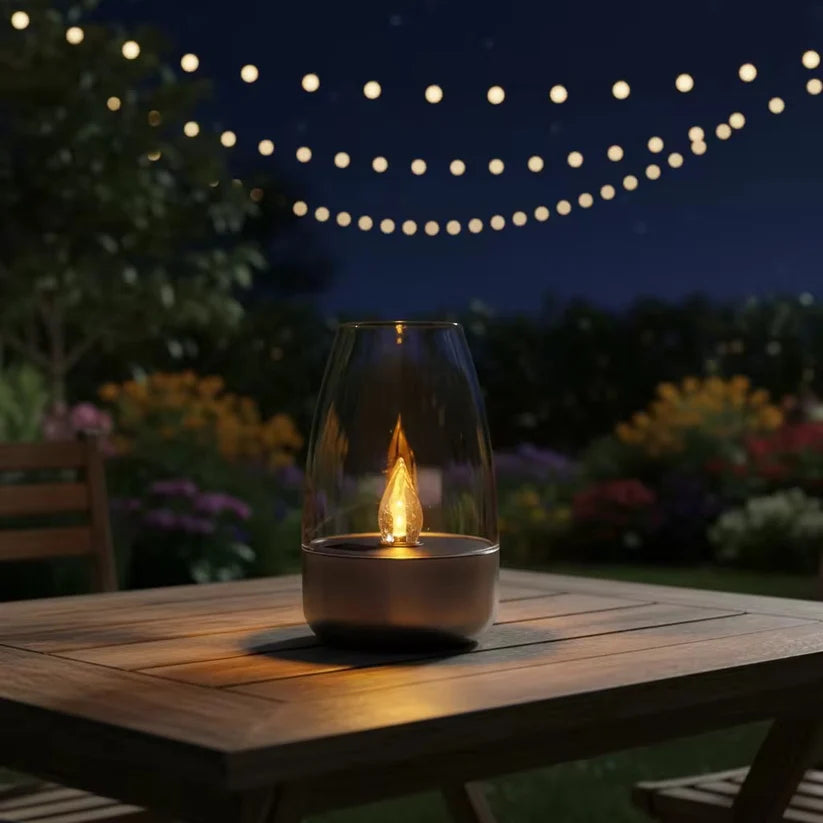 4 Bougies Solaires LED Sans Flamme