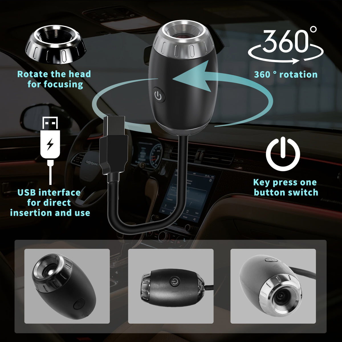 🌌 Lampe de Projection LED Ciel Étoilé – Mini Veilleuse Portable USB